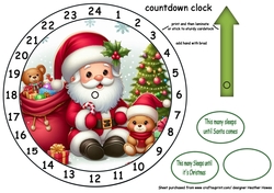 new advent clock christmas santa cute 3
