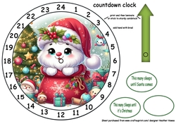 new advent clock christmas cat in a sack