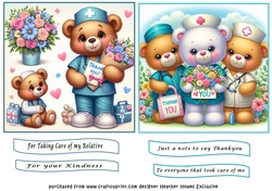 thank you nurses teddy toppers 1