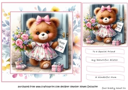 cute bear birthday