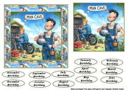 man cave motor bikes12 month