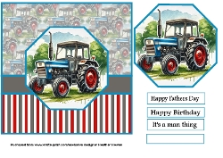 blue tractor
