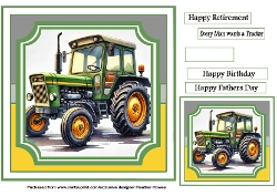 green tractor
