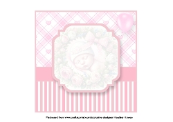 New baby girl insert