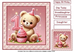 Baby 1 today cupcake