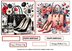 2 more handbag and shoe toppers