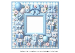 baby dresser in floral frame boy insert