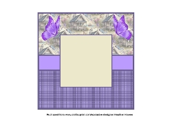 wild flowers and butterflies insert
