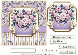 glam lilac envelopes