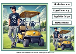 Keep calm play golf