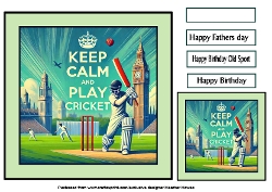 Keep calm and play cricket