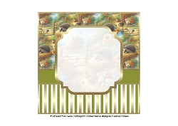 Hedgehogs and wild flowers insert matches linked sheet