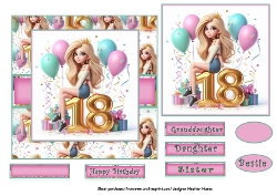 18 birthday balloons
