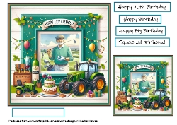 70th birthday Male
