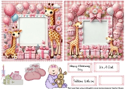 baby girl toppers add to