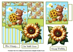 sunflower bear
