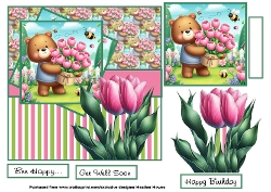 tulip bear