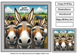 just donkeys