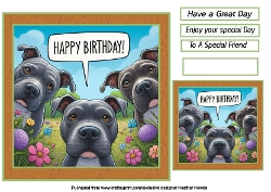 just blue staffies