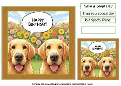 just golden retrievers