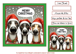 christmas greyhounds