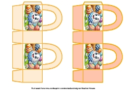 cream egg mini baskets