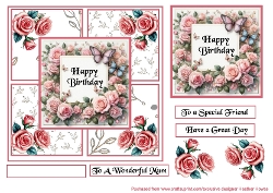 happy birthday roses