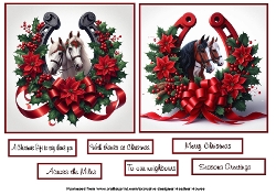 horses at christmas 1