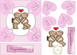 Easel Love Bears