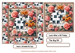 happy birthday crossword