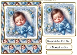 baby boy easel
