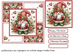 cupcake christmas gnome