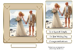 beach wedding in Wales as requested