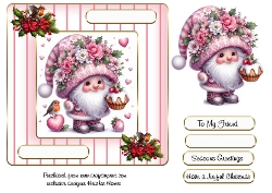 pink christmas mince pie