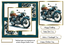 just vintage motorbike