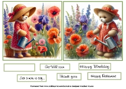 dotty bear toppers