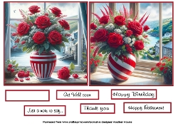 red roses get well