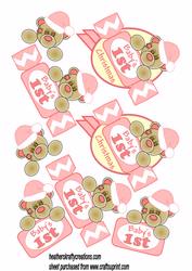 Scruffy Cracker Bears 1st Christmas