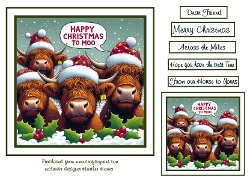 Happy christmas to moo Highland coos