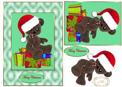 Christmas Bear and Presents