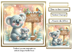 Koala christmas animals