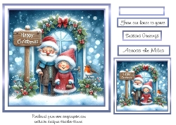 christmas couple
