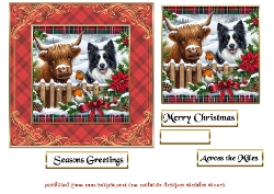 christmas animals 1