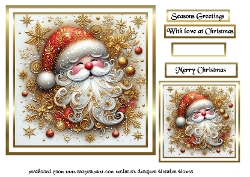 gold santa
