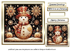 gold snowman1