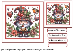 gnome scottish christmas