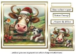 highland cow christmas