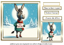 donkey christmas