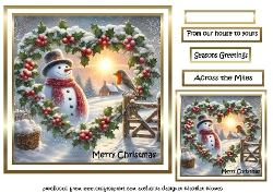 christmas snowman 1