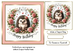 hedgehog birthday